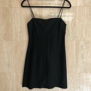 Urban Outfitters Black Mini Slip Dress
